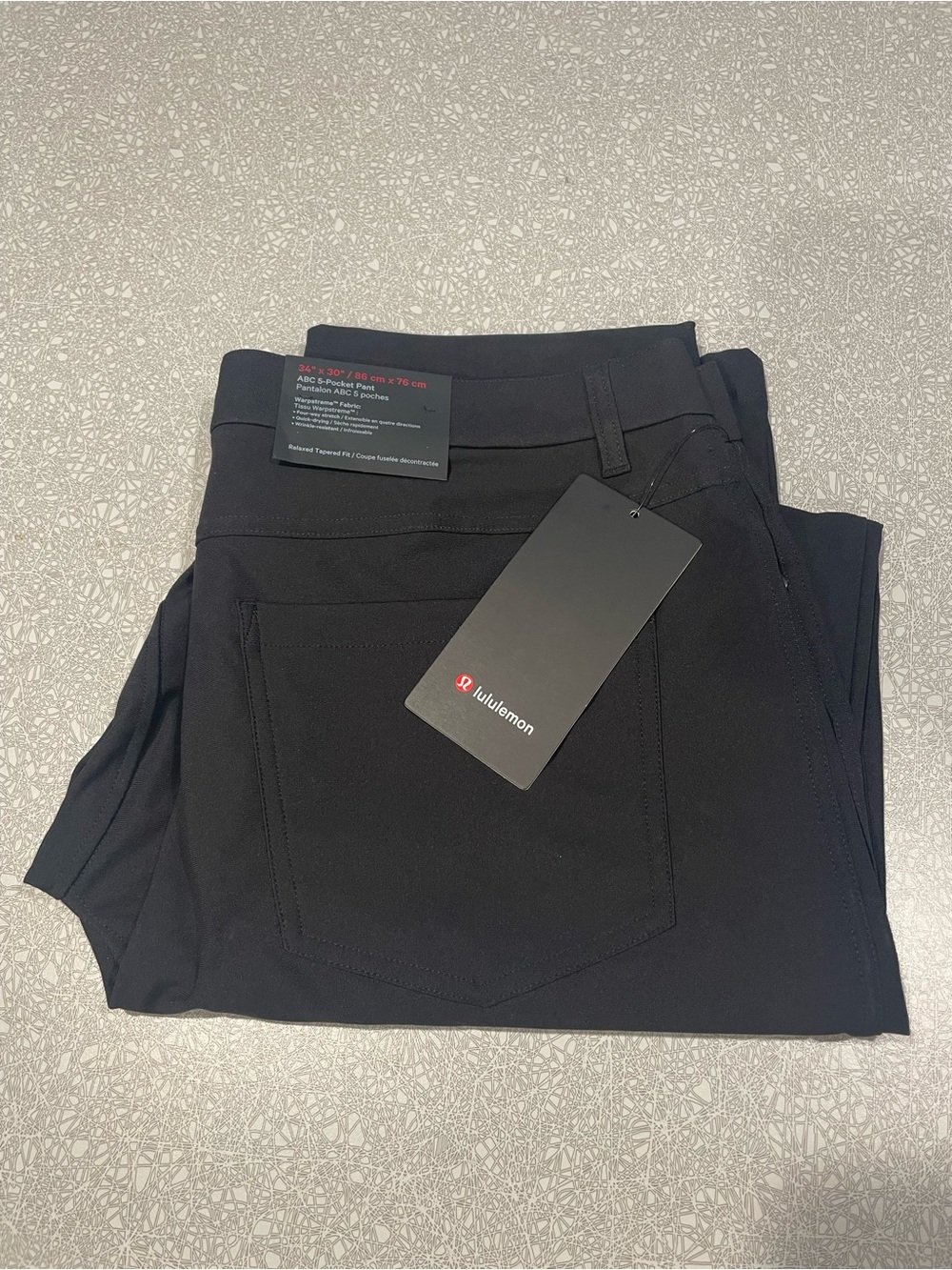 Never Worn - lululemon athletica Men’s Black Pants